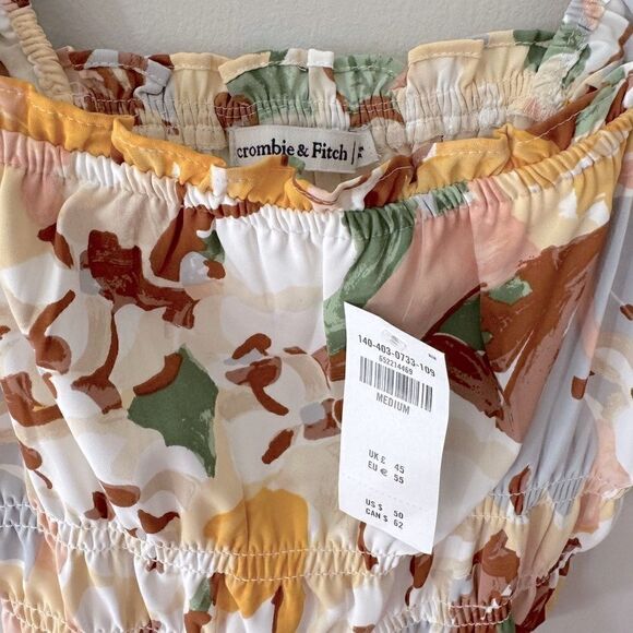 ⭕️ ABERCROMBIE & FITCH Top Multicolor Medium - Picture 3 of 6